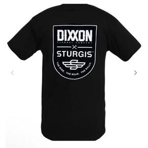 Dixxon Sturgis Let Freedom Caw Motorcycle T Shirt Men Black  NWT  Large
